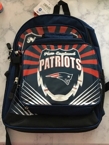 NFL New England Patriots Sport Backpack And Lunch Box Cover
