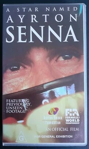 A STAR NAMED AYRTON SENNA - Motorsport Video Cassette VHS 1996 - Picture 1 of 8