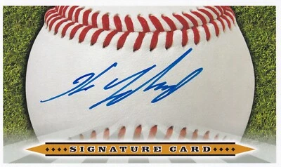 KYLE FREELAND SIGNED AUTO'D 3X5 IC SIGNATURE CARD INDEX COLORADO ROCKIES - Image 1 of 3