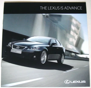Lexus . IS . Lexus IS . Advance . September 2011 Sales Brochure - Picture 1 of 1