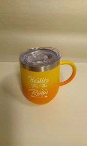 12 oz Stainless Steel Mug "Besties for the Resties" - Picture 1 of 8