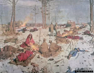 American Civl War military Art Print Confederate infantry camp Gilbert Gaul - Picture 1 of 1