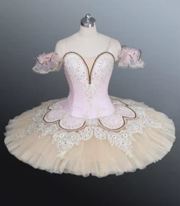 Professionelles rosa beige Ballett Tutu Kostüm Aurora Raymonda Gamzatti M XS Small - Bild 1 von 4