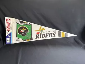 Vintage San Antonio Riders 30" San Antonio Riders Football Souvenir Wimpel WLAF - Bild 1 von 3