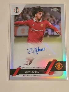 2022-23 Topps Chrome UCC Zidane Iqbal Refractor Auto !!! - Bild 1 von 2