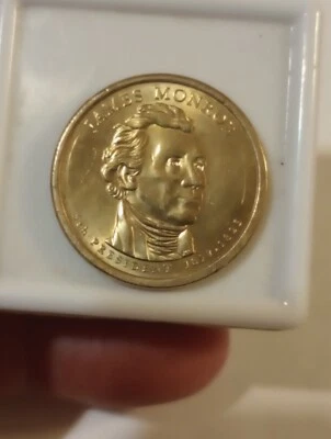 2008 P. MINT JAMES MONROE PRESIDENTIAL GOLD TONE DOLLAR - Image 1 of 2