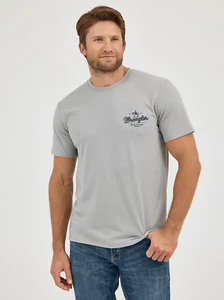 Herren T-Shirt Wrangler Back Graphic grau - 112358739 - Bild 1 von 2