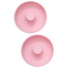 2 Pc Donut Mini Baking Pans Silicone Muffin Round Soap Molds