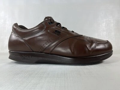 SAS Time Out Brown Leather Comfort Walking Shoes Mens Size 14WW Wide - Image 1 of 4