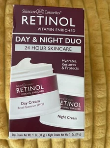Skincare LdeL Cosmetics® Retinol Vitamin Angereicherte Nacht Tagescreme Duo 1oz EA Neu im Karton - Bild 1 von 6