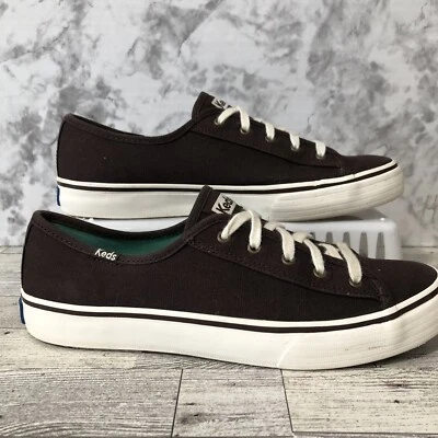 Keds Kickstart RARE Color Dark Brown Lace Up  Sneakers Women Size 8 - Image 1 of 4
