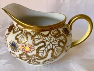 RARE & ELEGANT S & K SAJI & KARIYA NIPPON JAPAN CREAMER, GOLD MORIAGE XCLNT COND - Picture 1 of 10