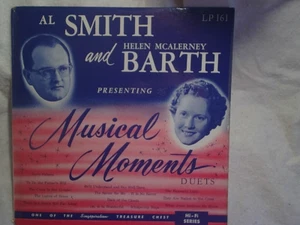 1950s AL SMITH HELEN MCALERNEY BARTH Musical Moments Duets,LP 161,saviour for me - Picture 1 of 5