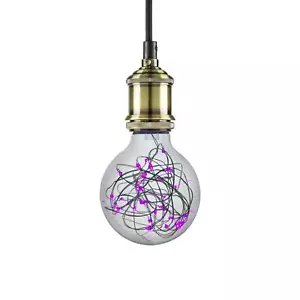 Sunlite G25 Globe Bulb, 30 Purple LED Fairy Lights, Medium (E26) Base - Picture 1 of 1