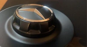 Factory Mercedes Benz Silver Center Cap Forged Wheels OEM C63 S65 00040011007756 - Picture 1 of 8