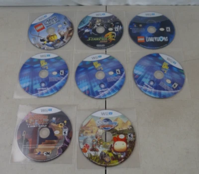 Nintendo Wii U Videojuego Lote De 8 Juegos Just Dance 2 Lego City Star Fox Foto 1 de 4