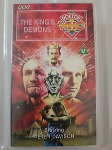 Doctor Who - The King's Demons - Peter Davison - RARE VHS - BBC - Picture 1 of 3