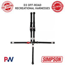 Simpson Racing 3B22PIKX D3 Off-Road Off-Road Harness Bolt-In In 2x2 w/Pad -