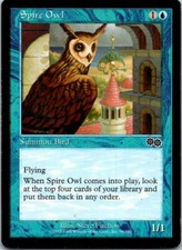 Spire Owl Magic The Gathering Urza's Saga Card Light Play X1