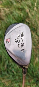 Wilson Staff Dh6 #3 Hybrid - 19°- S Flex Aldila NVS-DL 85 Shaft - Lamkin Grip - Picture 1 of 15