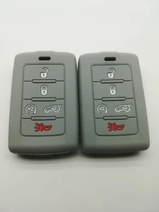 2*Silicone Remote Key Cover for 2021 2022 Jeep Grand Cherokee L Grand Wagoneer - Imagen 1 de 5