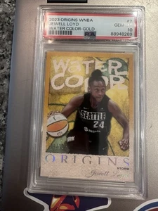 2023 WNBA Origins Water Colors Jewell Loyd /10 Gold PSA 10 Storm Aces Future HOF - Picture 1 of 3