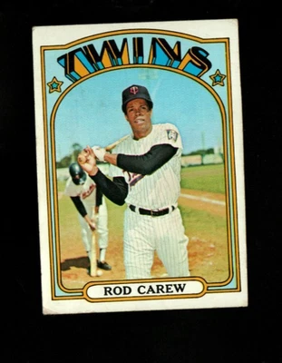 Rod Carew 1972 Topps # 695 en muy buen estado Foto 1 de 2