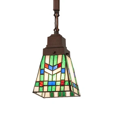 Mini colgante Meyda Tiffany 257530 7" W Foto 1 de 4