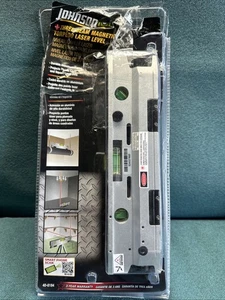 Johnson Level & Tool 40-6184 Magnetic Torpedo Laser Level, Silver & Black, 1 Las - Picture 1 of 2