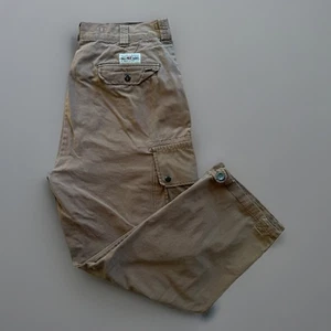 Vintage Polo Ralph Lauren Cargo Pants 34 Khaki Baggy Workwear RRL New York - Picture 1 of 10