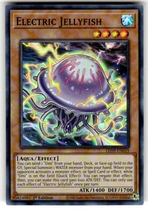 Electric Jellyfish LED9-EN019 Legendary Duelists: Duels from the Deep 1st Ed NM - Picture 1 of 2