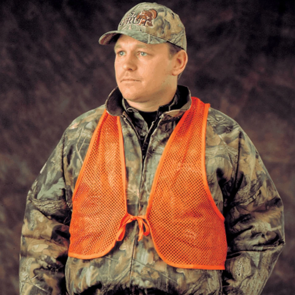 Hunters Specialties - Mesh Safety Vest - Blaze Orange One Size Fits Most Adults - Image 1 of 1