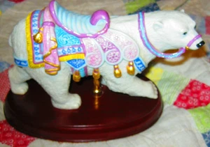 Lenox Porzellan Karussell Eisbär Figur Limited Edition mit Sockel 5”x4”x8 - Bild 1 von 1