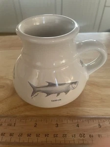 1992 Anglers Expression No Spill Mug Salt Water Fishing Tarpon Permit Bonefish - Picture 1 of 7