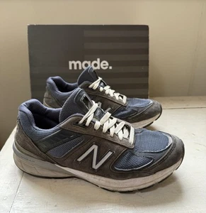 New Balance 990v5 Made in USA Blue Men’s 8.5 with Original Box - Picture 1 of 8