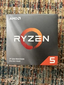 AMD Ryzen 5 3600 6 Core 12 Thread Prozessor 4,2GHz Max Boost ungeöffnet versiegelt - Bild 1 von 7