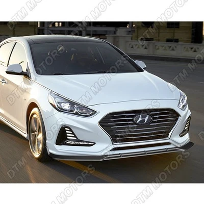 Kit de carrocería de parachoques delantero negro mate para Hyundai Sonata 2018-2019 labio de alerón 3 piezas Foto 1 de 4