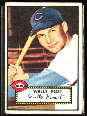 Wally Post 1952 Topps A #151 Cincinnati Reds - Image 1 of 3