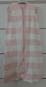 Burt's Bees Baby Beekeeper Wearable Blanket - Pink & White Baby Girl 6-12 Months - Picture 1 of 3