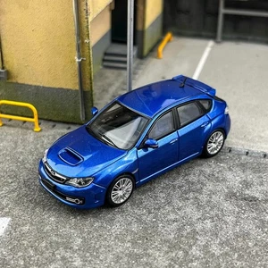 Fiber Run 1/64 Scale Subaru Impreza WRX STi Blue Diecast Car Model Toy Gift - Picture 1 of 6