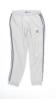Adidas Men's Grey Sweatpants Joggers Size S Tapered Casual - Image 1 of 4