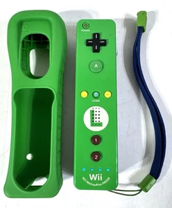 Mando Oficial Luigi Wii Nintendo Motion Plus Wii Mando Con Funda - Imagen 1 de 7