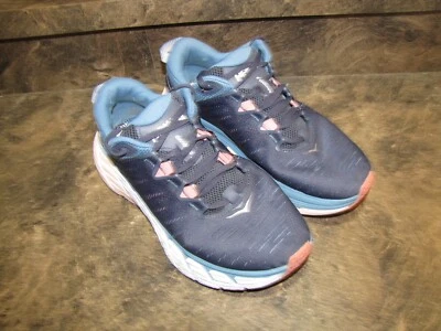 HOKA GAVIOTA 3 NAVY PINK WOMENS 10.5 D NICE USED WORN V-CLEAN  see pics-details - Image 1 of 4