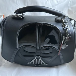 D23 Box Lunch OUR UNIVERSE Star Wars DARTH VADER HELMET CONVERTIBLE SACHEL BAG - Picture 1 of 24