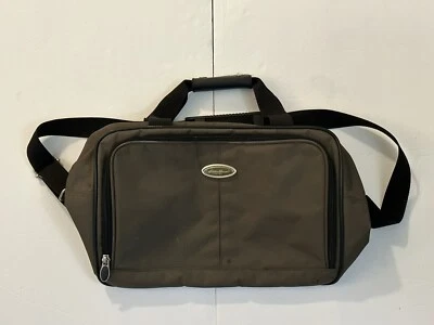 Bolso de viaje Eddie Bauer verde oliva usado equipaje de mano Foto 1 de 4