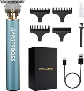 Cordless Beard Trimmer Hair Clippers Water Resistant Lightweight Portable 3 Comb - Picture 1 of 6