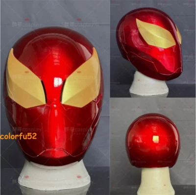Marvel Spider-Man Iron Spider Wearable Helmet FRP Mask Headgear Cosplay Props - Image 1 of 4