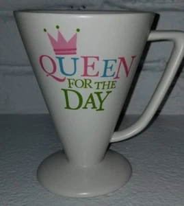 Queen for the Day Cone Shaped Coffee Mug Hallmark - Picture 1 of 5