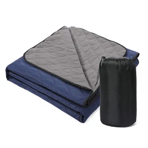 Camping Blanket -resistant Quilted Fleece Stadium Blanket for Outdoor H1C1 - Picture 1 of 7