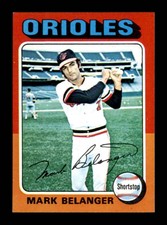 1975 Topps #74 Mark Belanger Baltimore Orioles